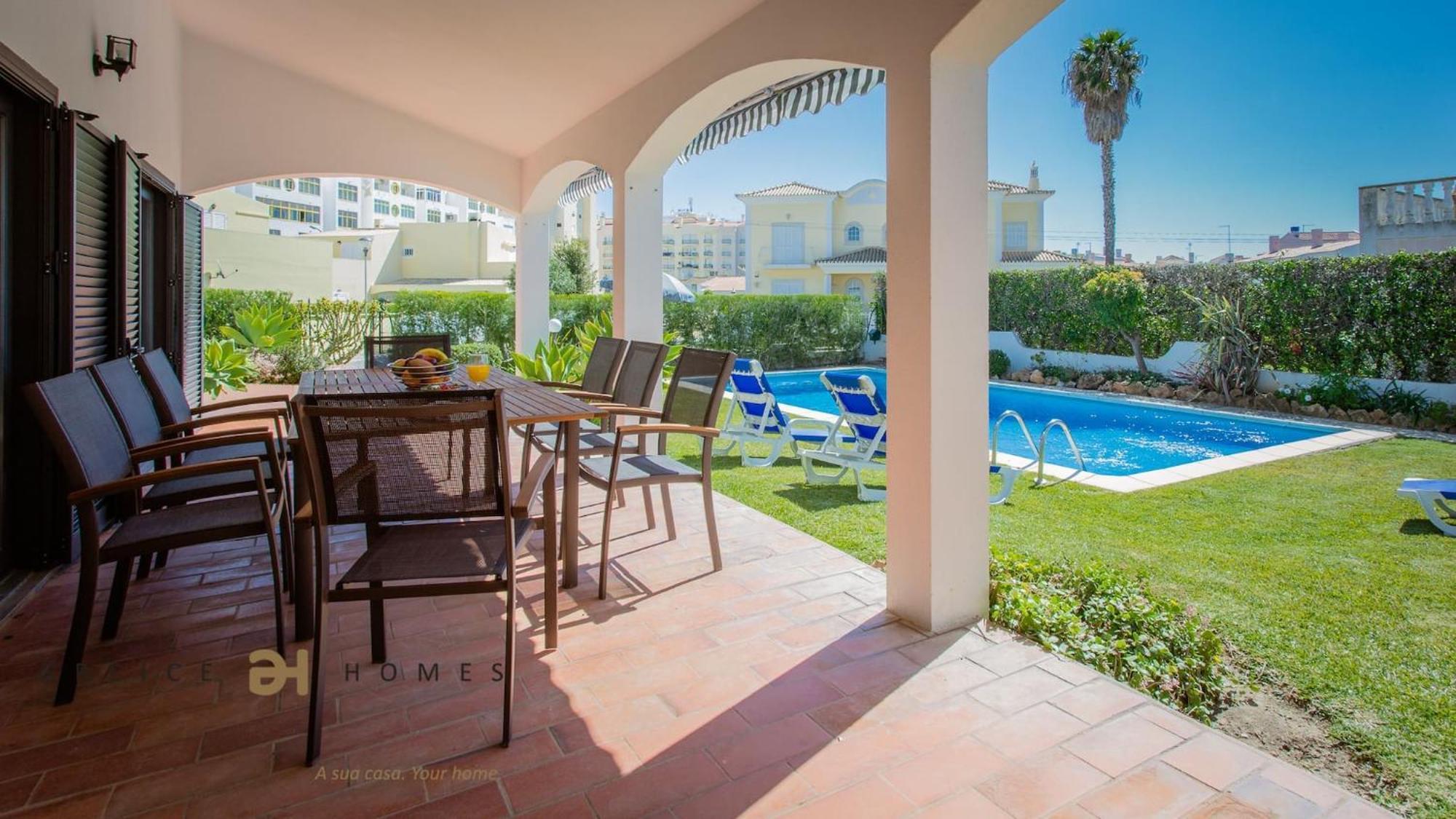 Greice Homes-650 Meters From The Beach, 4 Bedrooms Villa For Holidays In Vilamoura-กัวเตย์รา ภายนอก รูปภาพ